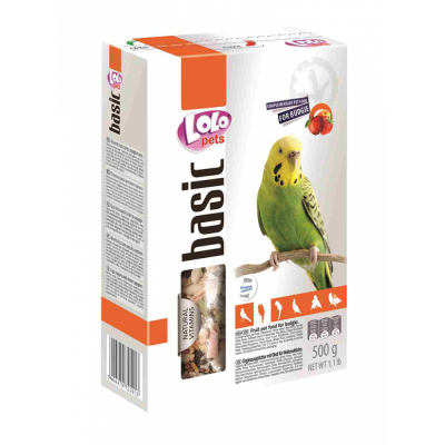 LOLO Pets Корм фруктовый для волнистых попугаев Doypack (арт. LO 70215)
