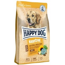 Happy Dog NaturCroq Geflügel Pur & Reis - полнорационный сухой корм для взрослых собак всех пород, с домашней птицей, рисом и травами
