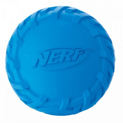 Nerf Игрушка для щенков и собак, мяч пищащий, резина, 6 см (арт. 15622)