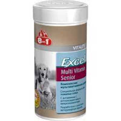 8in1 Excel Multi Vit-Senior - Кормовая добавка для пожилых собак 70 таб. (арт. DAI660436/108696)