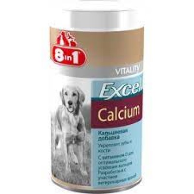 8in1 Excel Calcium - Кормовая добавка (Кальций) для собак