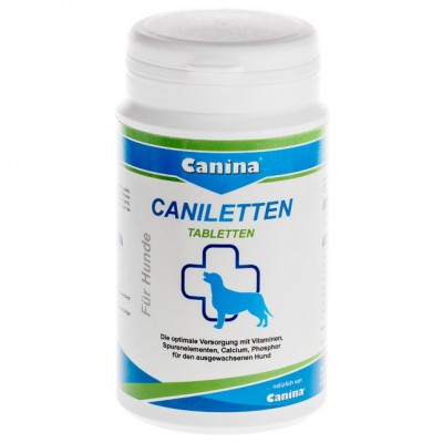 Canina Caniletten - витаминно-минеральный комплекс для восстановления дефицита питательных веществ 300/1000гр.