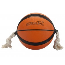 Beeztees Игрушка баскетбольный мяч с верёвкой 626710