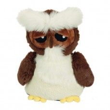 Beeztees Игрушка для собак плюшевая "Сова Sepp" бело-коричневая 30 см (619131)