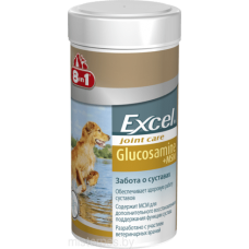 8 in 1 Excel Glucosamine+MSM - Кормовая добавка д/собак с глюкозамином и вит. С+МСМ, 55 таб (арт. DAI661024/124290)