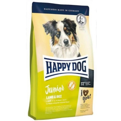 Корм Happy Dog Junior Lamb & Rice - для щенков от 7 до 15 месяцев с ягненком и рисом