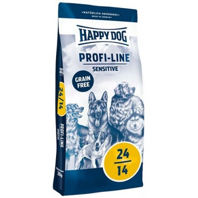 Happy Dog Profi Line 24/14 Sensitive Grainfree - сухой корм для взрослых чувствительных собак