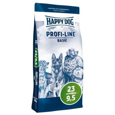 Happy Dog Profi Line Krokette 23/9,5 Basic - для взрослых собак с мясом домашней птицы