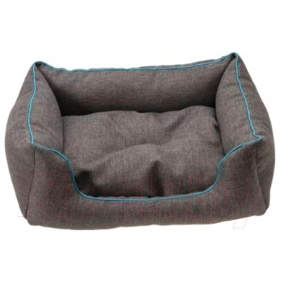 Лежак Comfy Emma Melange - для собак  бирюзовый/синий, разных размеров с бортом
