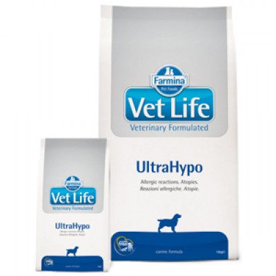 Farmina Vet Life Ultrahypo - диетическое питание для собак при аллергиях и атопиях
