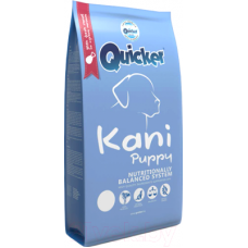 Quicker Kani Puppy - полнорационный сухой корм для щенков всех пород, с мясом и рыбой