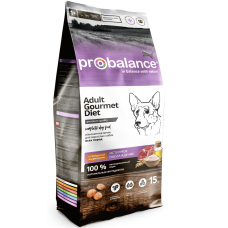 ProBalance Dog Gourmet Diet Adult - сухой корм для взрослых собак всех пород (говядина и кролик)