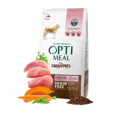 Optimeal - сухой корм для взрослых собак всех пород (индейка и овощи)