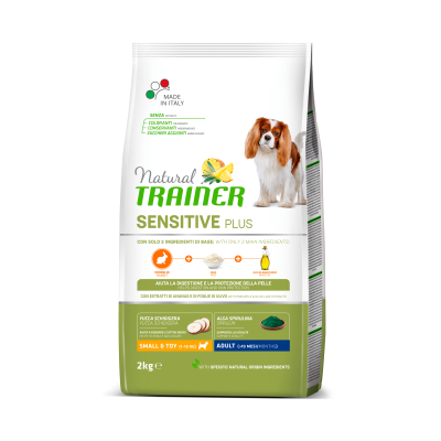 Trainer Natural Sensitive Plus Small&Toy Adult - сухой корм для собак мелких и миниатюрных пород (кролик)