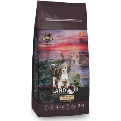 Landor Puppy Duck With Rice для щенков всех пород с уткой и рисом (арт. 7843333)