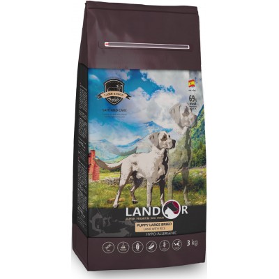 Landor Large Breed Puppies Lamb With Rice для щенков крупных пород с ягненком и рисом (арт. 7843328)