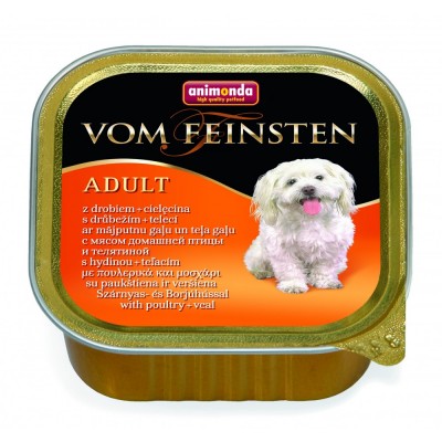 Vom Feinsten - консервы для собак "Классик" с мясом домашней птицы и телятиной (150 г) (арт. ВЕТ82964)