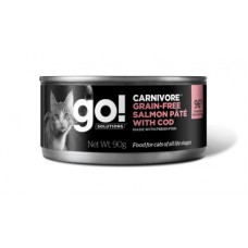 GO! Carnivore Grain Free Salmon Pate with Cod консервы беззерновые с лососем и треской для кошек