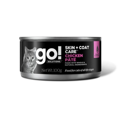 GO! Solutions Skin+Coat Care Chicken Pate консервы с курицей для кошек всех возрастов