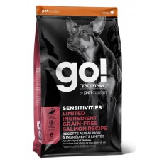 GO! SENSITIVITIES Limited Ingredient Grain Free Salmon Recipe 24/12- беззерновой корм для щенков и собак с лососем для чувствительного пищеварения НОВИНКА!!!