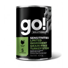 GO! Solutions Sensitivities Grain Free Turkey Stew - беззеновые консервы для собаки с индейкой