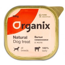 Пресервы Organix для собак бычьи семенники в желе, цельное, 300 гр. 