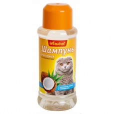 Шампунь "Amstrel" для кошек восстанавливающий с кокосовым маслом и пантенолом, 320 мл (арт. TYZ EVC039)