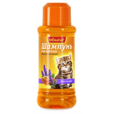Шампунь "Amstrel" для котят кондиционирующий с медом и шалфеем, 320 мл (арт. TYZ EVC004)