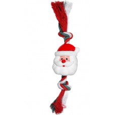 Triol New Year Игрушка для собак, "Дед Мороз с веревкой", 6/22 cм (арт. 12101167)