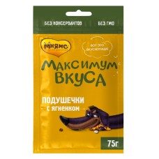 Мнямс Лакомство для взрослых собак «Максимум вкуса», подушечки с ягненком, 75 г (арт. 170814)