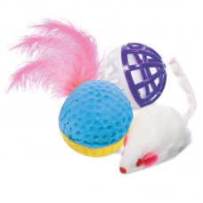 Triol Игрушка XW0028 для котов, "мяч, мышь, шар" (арт. 22181034)