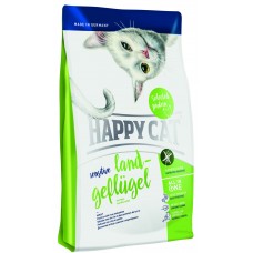 HAPPY CAT SENSITIVE "ДОМАШНЯЯ ПТИЦА" - сухой корм на основе птицы, картофеля, риса и яблока