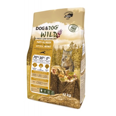 Dog&Dog Puppy Wild Natural Instinct – сухой корм для щенков всех пород, со свининой, уткой и лососем