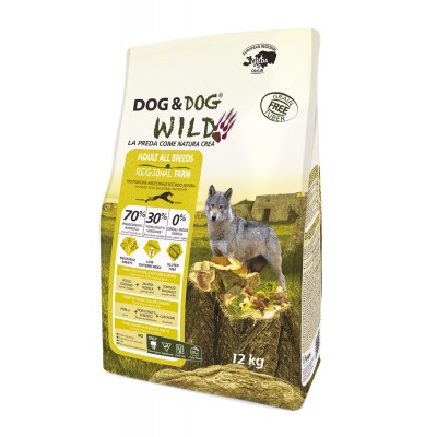Dog&Dog Wild Regional Farm – сухой корм для взрослых собак всех пород, с курицей, уткой и кроликом