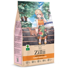 Zillii Cat Light Sterilized Turkey Lamb - сухой корм для взрослых кошек с избыточным весом и стерилизованных, с индейкой и ягненком