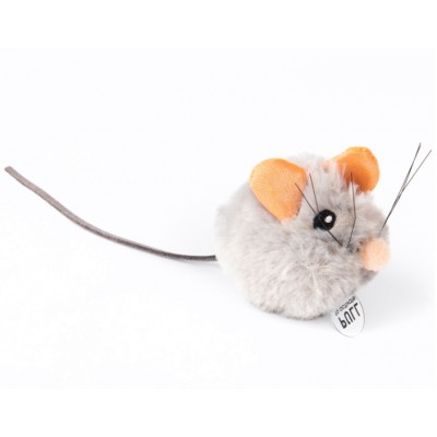 Petstages Игрушка для кошек, "Мышка со звуком", с кошачьей мятой, 4 см (арт. 70377M)