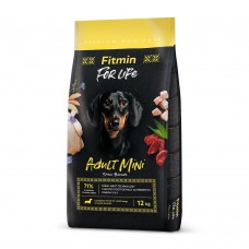 Fitmin Dog For Life Adult Mini - сухой корм для взрoслых сoбaк мелких пoрoд, с мясом