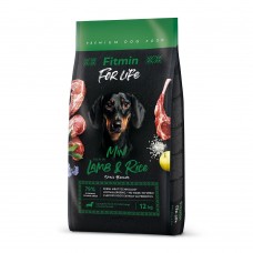 Fitmin Dog For Life Adult Mini Lamb Rice - сухой корм для взрослых собак мелких пород, с ягненком и рисом