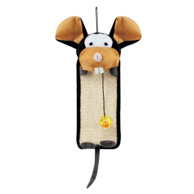Коврик-когтеточка для кошек Triol "Веселая мышь", 40*14*2 см., (арт. ТР 20851033)