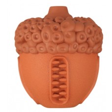 Mr.Kranch Игрушка для собак, Орех с пищалкой, 8,5*10 см, с ароматом сливок (арт. MKR000191)