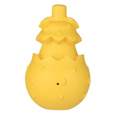 Mr.Kranch Игрушка для собак, с ароматом сливок, желтая, 8*13 см (арт. MKR000218)