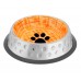 Mr.Kranch Миска Candy для кошек и собак, из нержавеющей стали, с керамическим покрытием, нескользящее основание, 850 мл, разные цвета