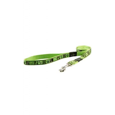 Rogz Удлиненный поводок для собак, Lijn Long Lime зеленый, несколько размеров