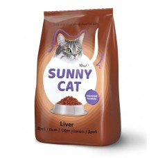 Sunny Cat Liver - сухой корм для взрослых кошек, с печенью