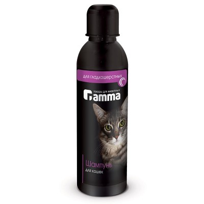 Gamma Шампунь для гладкошерстных кошек 250 мл (арт. ТР 20592001)