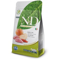 Farmina N&D - беззерновой корм для взрослых кошек (мясо кабана с яблоком)