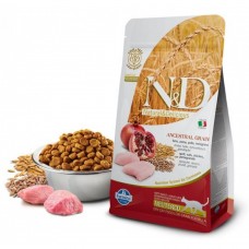 Farmina N&D Cat Neutered - корм с низким содержанием зерна для взрослых кастрированных кошек (курица с гранатом)