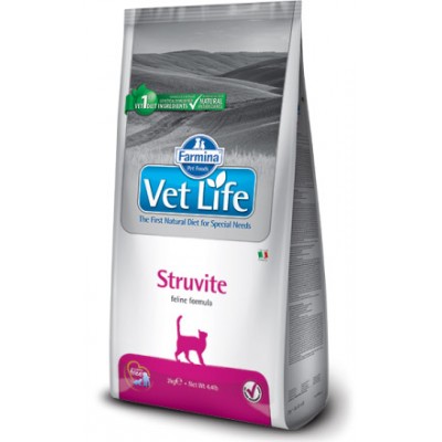 Farmina Vet Life Struvite - диетическое питание для кошек при мочекаменной болезни (струвиты)