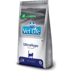 Farmina Vet Life UltraНypo - Корм для кошек при пищевой аллергии и непереносимости с ярко выраженной гиперчувсвтельностью