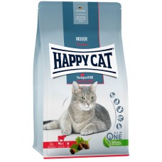 Happy Cat Indoor Voralpen-Rind (Bavarian beef) - сухой корм для домашних кошек с низкой активностью, с говядиной
